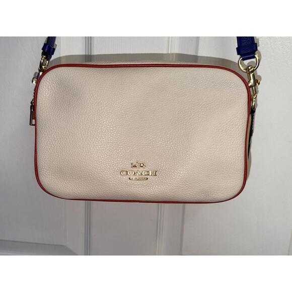 Coach Handbags - Coach Jes Crossbody In Colorblock Pebble Leather C7682